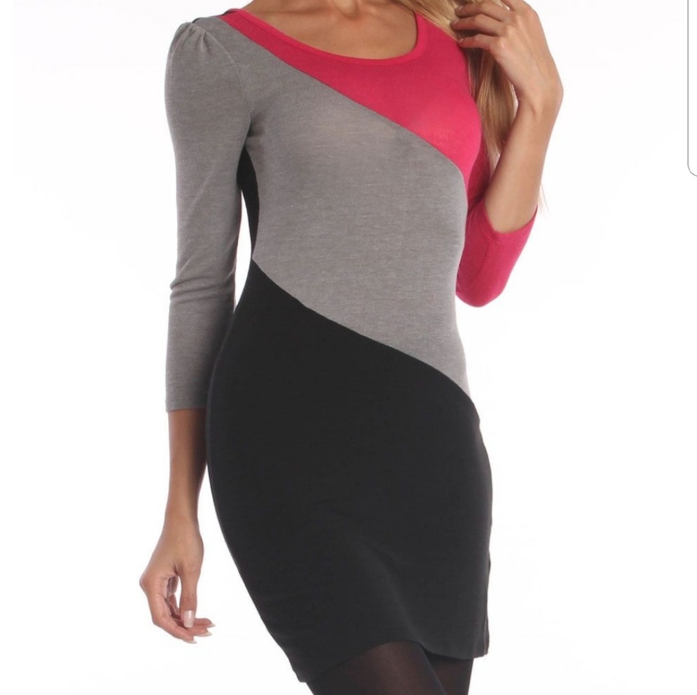 La Classe Couture Colorblock Dress Size Small